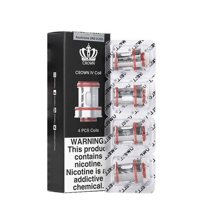 Crown-IV-coils.png Uwell Crown 4 Coils - Image 1