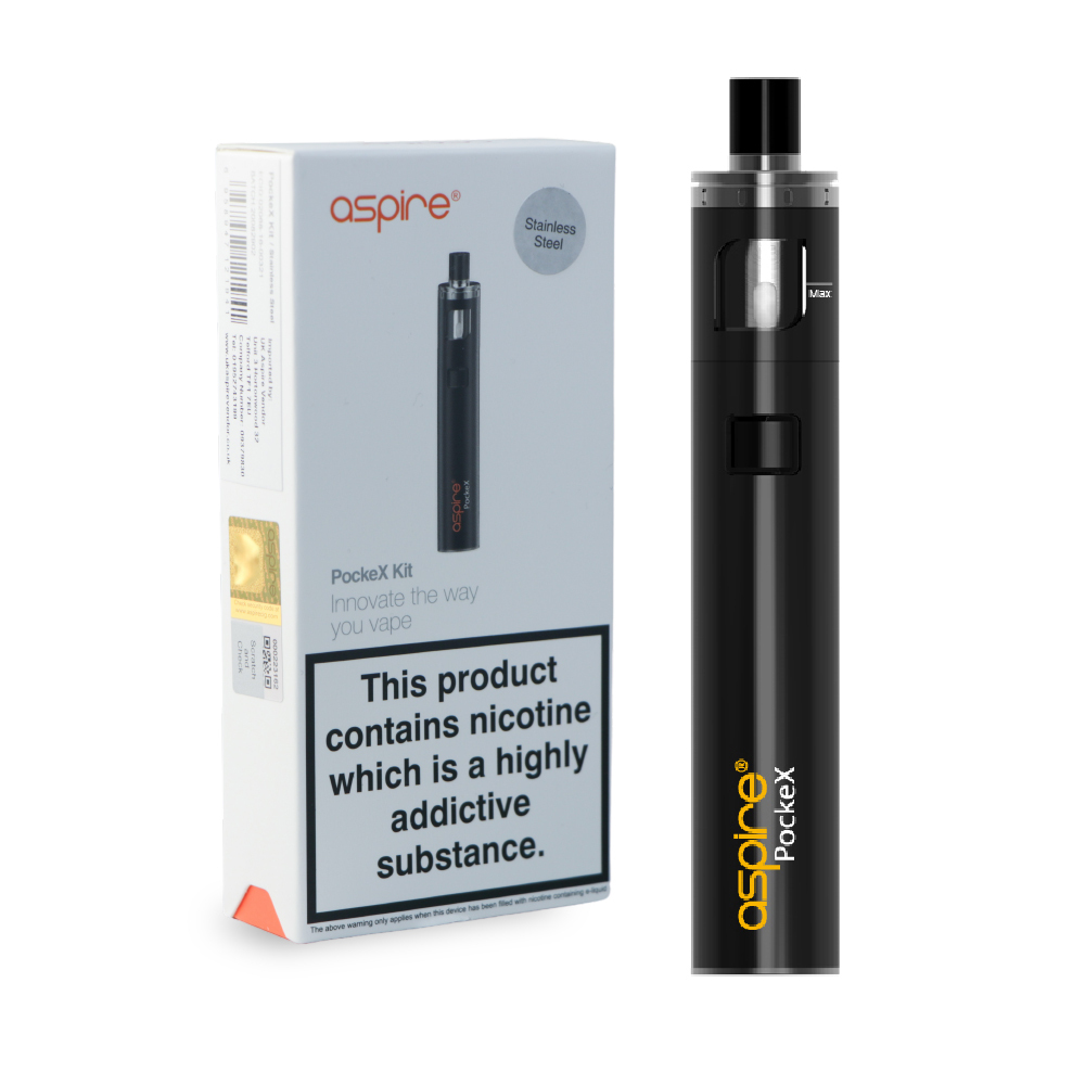 aspire-pockex-black.jpg Aspire Pockex Kit - Image 1